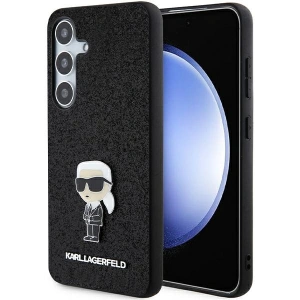 Kup Etui Karl Lagerfeld KLHCS24MGKNPSK Samsung Galaxy S24+ Plus hardcase Fixed Glitter Ikonik Logo Metal Pin czarny/black - KLD1911 - {ean13} - Sklep Home Screen