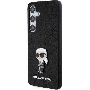 Kup Etui Karl Lagerfeld KLHCS24MGKNPSK Samsung Galaxy S24+ Plus hardcase Fixed Glitter Ikonik Logo Metal Pin czarny/black - KLD1911 - {ean13} - Sklep Home Screen