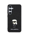Kup Etui Karl Lagerfeld KLHCS24MGKNPSK Samsung Galaxy S24+ Plus hardcase Fixed Glitter Ikonik Logo Metal Pin czarny/black - KLD1911 - {ean13} - Sklep Home Screen