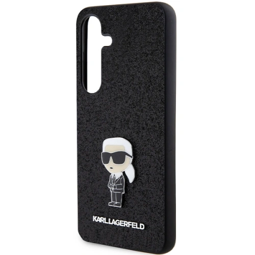 Kup Etui Karl Lagerfeld KLHCS24MGKNPSK Samsung Galaxy S24+ Plus hardcase Fixed Glitter Ikonik Logo Metal Pin czarny/black - KLD1911 - {ean13} - Sklep Home Screen