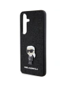 Kup Etui Karl Lagerfeld KLHCS24MGKNPSK Samsung Galaxy S24+ Plus hardcase Fixed Glitter Ikonik Logo Metal Pin czarny/black - KLD1911 - {ean13} - Sklep Home Screen