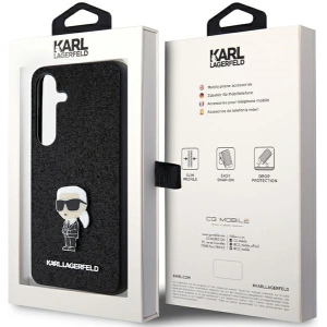 Kup Etui Karl Lagerfeld KLHCS24MGKNPSK Samsung Galaxy S24+ Plus hardcase Fixed Glitter Ikonik Logo Metal Pin czarny/black - KLD1911 - {ean13} - Sklep Home Screen