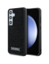 Etui Karl Lagerfeld KLHCS24MHDSPRK Samsung Galaxy S24+ Plus kemény tok Ragyogó Fém Logó fekete/black