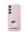 Kup Etui Karl Lagerfeld KLHCS24MSNCHBCP Samsung Galaxy S24+ Plus keménytok Szilikon Choupette rózsaszín/pink - KLD1913 - {ean13} - Sklep Home Screen