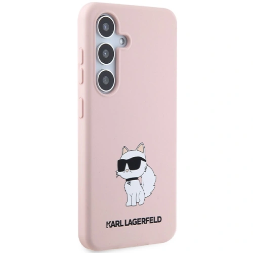 Kup Etui Karl Lagerfeld KLHCS24MSNCHBCP Samsung Galaxy S24+ Plus keménytok Szilikon Choupette rózsaszín/pink - KLD1913 - {ean13} - Sklep Home Screen