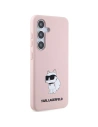 Kup Etui Karl Lagerfeld KLHCS24MSNCHBCP Samsung Galaxy S24+ Plus keménytok Szilikon Choupette rózsaszín/pink - KLD1913 - {ean13} - Sklep Home Screen