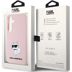Kup Etui Karl Lagerfeld KLHCS24MSNCHBCP Samsung Galaxy S24+ Plus hardcase Silicone Choupette różowy/pink - KLD1913 - {ean13} - Sklep Home Screen