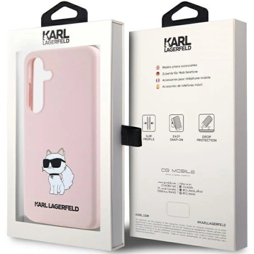 Kup Etui Karl Lagerfeld KLHCS24MSNCHBCP Samsung Galaxy S24+ Plus hardcase Silicon Choupette roz/rozalie - KLD1913 - {ean13} - Sklep Home Screen