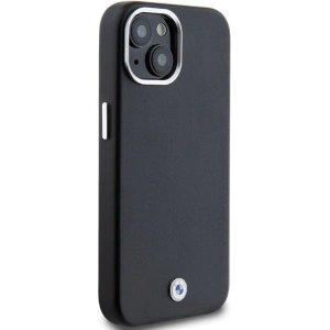 Kup Etui BMW BMHMP14S23PUFWK Apple iPhone 14 / 15 Signature Wrapped Metal MagSafe czarny/black - BMW648 - {ean13} - Sklep Home Screen
