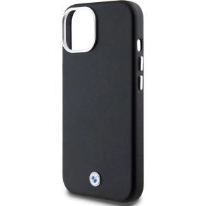 Kup Etui BMW BMHMP14S23PUFWK Apple iPhone 14 / 15 Signature Wrapped Metal MagSafe fekete/black - BMW648 - {ean13} - Sklep Home Screen