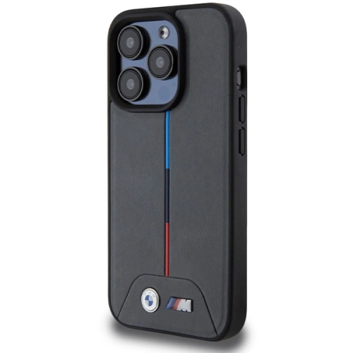 Kup Case BMW BMHMP15L22PVTA Apple iPhone 15 Pro Hardcase M Quilted Tricolor MagSafe grau/grey - BMW650 - {ean13} - Sklep Home Screen