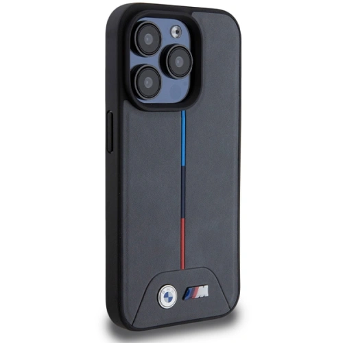 Kup Case BMW BMHMP15L22PVTA Apple iPhone 15 Pro Hardcase M Quilted Tricolor MagSafe grau/grey - BMW650 - {ean13} - Sklep Home Screen
