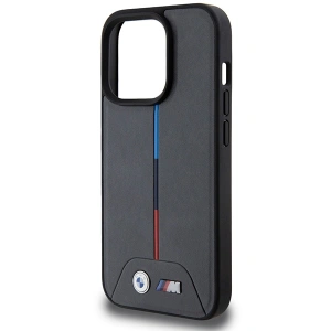 Etui BMW BMHMP15L22PVTA Apple iPhone 15 Pro hardcase M Quilted Tricolor MagSafe szary/grey