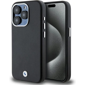 Kup Etui BMW BMHMP15L23PUFWK Apple iPhone 15 Pro Signature Wrapped Metal MagSafe czarny/black - BMW651 - {ean13} - Sklep Home Screen