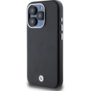 Kup Etui BMW BMHMP15L23PUFWK Apple iPhone 15 Pro Signature Wrapped Metal MagSafe czarny/black - BMW651 - {ean13} - Sklep Home Screen