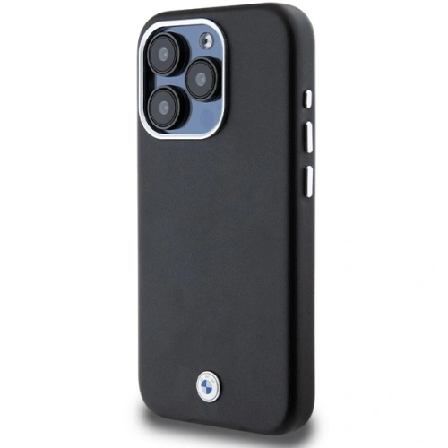Kup Case BMW BMHMP15L23PUFWK Apple iPhone 15 Pro Signature Wrapped Metal MagSafe schwarz/black - BMW651 - {ean13} - Sklep Home Screen