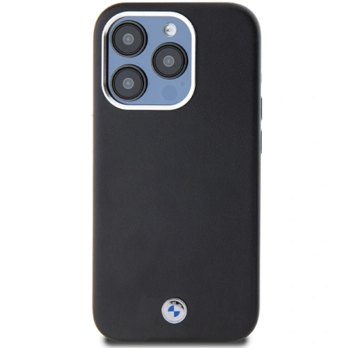 Kup Etui BMW BMHMP15L23PUFWK Apple iPhone 15 Pro Signature Wrapped Metal MagSafe negru/black - BMW651 - {ean13} - Sklep Home Screen