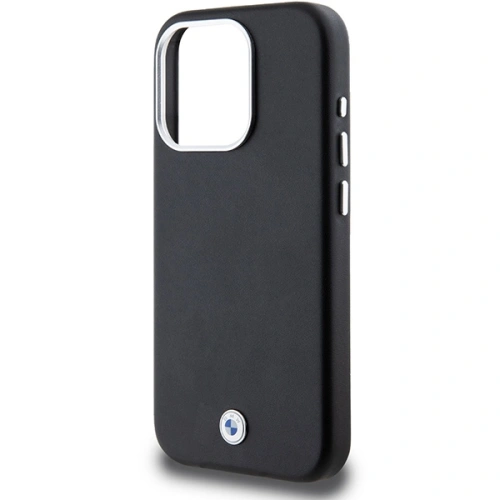 Kup Etui BMW BMHMP15L23PUFWK Apple iPhone 15 Pro Signature Wrapped Metal MagSafe negru/black - BMW651 - {ean13} - Sklep Home Screen