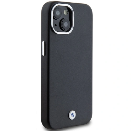 Kup Etui BMW BMHMP15M23PUFWK Apple iPhone 15 Plus / 14 Plus Signature Wrapped Metal MagSafe negru/black - BMW652 - {ean13} - Sklep Home Screen