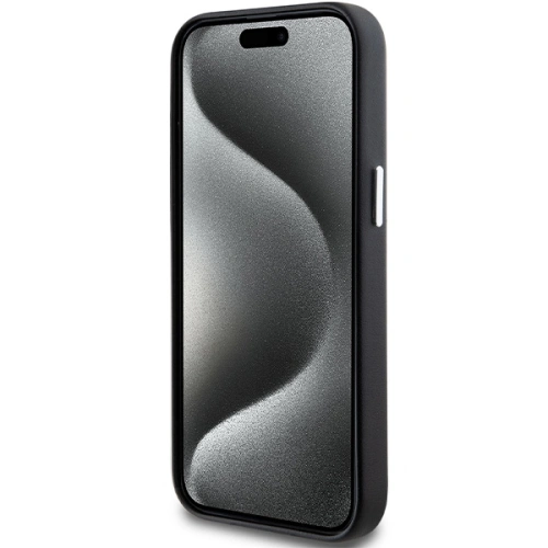 Kup Etui BMW BMHMP15M23PUFWK Apple iPhone 15 Plus / 14 Plus Signature Wrapped Metal MagSafe negru/black - BMW652 - {ean13} - Sklep Home Screen