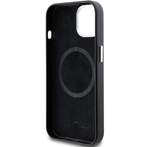 Kup Case BMW BMHMP15M23PUFWK Apple iPhone 15 Plus / 14 Plus Signature Wrapped Metal MagSafe schwarz/black - BMW652 - {ean13} - Sklep Home Screen