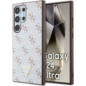 Buy Guess GUHCS24LPG4GPH Samsung Galaxy S24 Ultra hardcase 4G Triangle white - GUE3339 - {ean13} - Home Screen Store Europe