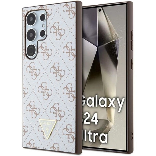 Kup Etui Guess GUHCS24LPG4GPH Samsung Galaxy S24 Ultra hardcase 4G Triangle bílý/white - GUE3339 - {ean13} - Sklep Home Screen