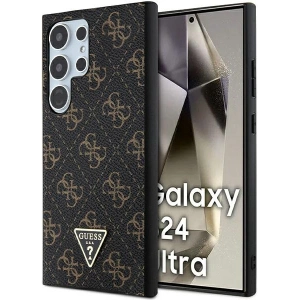Buy Guess GUHCS24LPG4GPK Samsung Galaxy S24 Ultra hardcase 4G Triangle black - GUE3340 - {ean13} - Home Screen Store Europe