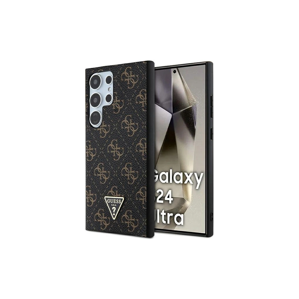 Etui Guess GUHCS24LPG4GPK Samsung Galaxy S24 Ultra hardcase 4G Triangle czarny/black 
