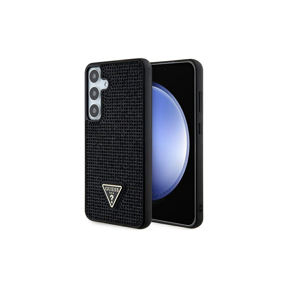 Etui Guess GUHCS24MHDGPPK Samsung Galaxy S24+ Plus hardcase Rhinestone Triangle czarny/black