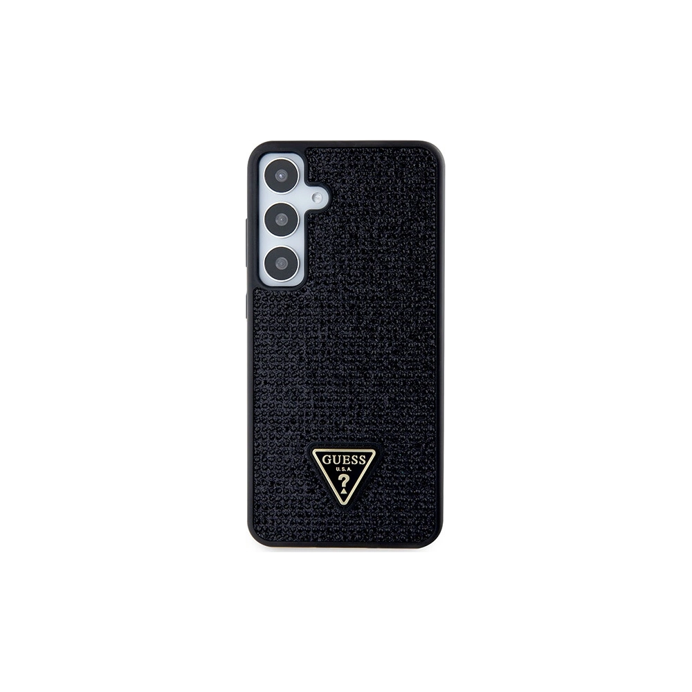 Etui Guess GUHCS24MHDGPPK Samsung Galaxy S24+ Plus hardcase Rhinestone Triangle czarny/black