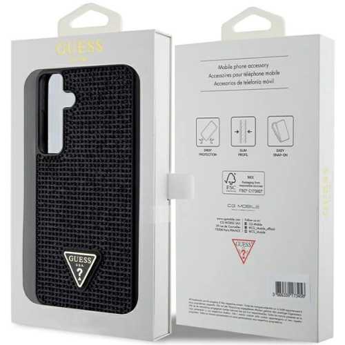 Kup Case Guess GUHCS24MHDGPPK Samsung Galaxy S24+ Plus Hartschale Rhinestone Triangle schwarz/black - GUE3342 - {ean13} - Sklep Home Screen