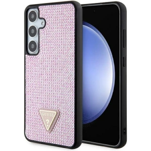 Kup Etui Guess GUHCS24MHDGPPP Samsung Galaxy S24+ Plus hardcase Rhinestone Triangle różowy/pink - GUE3343 - {ean13} - Sklep Home Screen