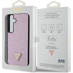 Kup Etui Guess GUHCS24MHDGPPP Samsung Galaxy S24+ Plus hardcase Rhinestone Triangle różowy/pink - GUE3343 - {ean13} - Sklep Home Screen