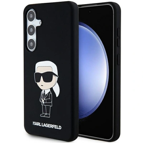 Kup Etui Karl Lagerfeld KLHCS24MSNIKBCK Samsung Galaxy S24+ Plus hardcase Silicone Ikonik czarny/black - KLD1914 - {ean13} - Sklep Home Screen