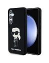 Etui Karl Lagerfeld KLHCS24MSNIKBCK Samsung Galaxy S24+ Plus hardcase Silicone Ikonik negru/black