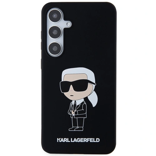 Kup Etui Karl Lagerfeld KLHCS24MSNIKBCK Samsung Galaxy S24+ Plus hardcase Silicone Ikonik czarny/black - KLD1914 - {ean13} - Sklep Home Screen