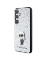 Kup Etui Karl Lagerfeld KLHCS24SGCNPSG Samsung Galaxy S24 hardcase Fixed Glitter Ikonik Logo Metal Pin srebrny/silver - KLD1915 - {ean13} - Sklep Home Screen