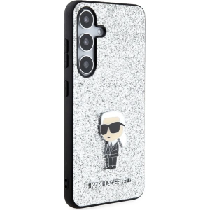 Kup Etui Karl Lagerfeld KLHCS24SGCNPSG Samsung Galaxy S24 hardcase Fixed Glitter Ikonik Logo Metal Pin srebrny/silver - KLD1915 - {ean13} - Sklep Home Screen