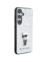 Kup Etui Karl Lagerfeld KLHCS24SGCNPSG Samsung Galaxy S24 hardcase Fixed Glitter Ikonik Logo Metal Pin srebrny/silver - KLD1915 - {ean13} - Sklep Home Screen