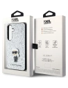 Buy Karl Lagerfeld KLHCS24SGCNPSG Samsung Galaxy S24 hardcase Fixed Glitter Ikonik Logo Metal Pin silver - KLD1915 - {ean13} - Home Screen Store Europe