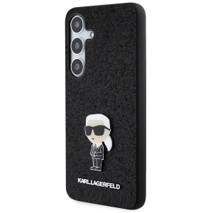 Kup Etui Karl Lagerfeld KLHCS24SGKNPSK Samsung Galaxy S24 hardcase Fixed Glitter Ikonik Logo Metal Pin czarny/black - KLD1916 - {ean13} - Sklep Home Screen