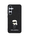 Buy Karl Lagerfeld KLHCS24SGKNPSK Samsung Galaxy S24 hardcase Fixed Glitter Ikonik Logo Metal Pin black - KLD1916 - {ean13} - Home Screen Store Europe