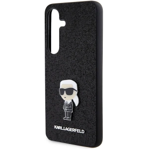 Kup Etui Karl Lagerfeld KLHCS24SGKNPSK Samsung Galaxy S24 hardcase Fixed Glitter Ikonik Logo Metal Pin czarny/black - KLD1916 - {ean13} - Sklep Home Screen