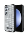 Case Karl Lagerfeld KLHCS24SHDSPRS Samsung Galaxy S24 Hardcase mit Strass Metall-Logo silber