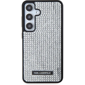Kup Etui Karl Lagerfeld KLHCS24SHDSPRS Samsung Galaxy S24 hardcase Rhinestone Metal Logo srebrny/silver - KLD1918 - {ean13} - Sklep Home Screen
