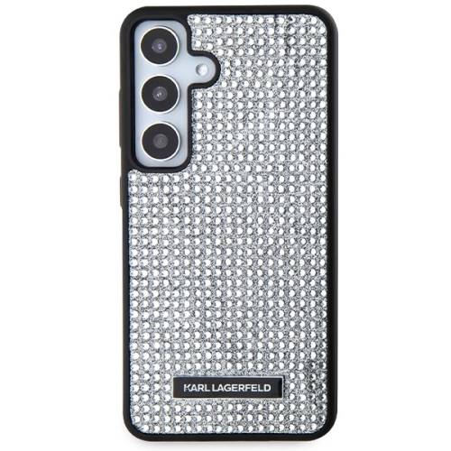 Kup Etui Karl Lagerfeld KLHCS24SHDSPRS Samsung Galaxy S24 hardcase Rhinestone Metal Logo srebrny/silver - KLD1918 - {ean13} - Sklep Home Screen