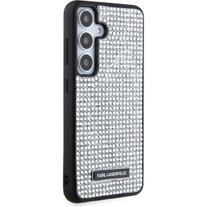 Kup Etui Karl Lagerfeld KLHCS24SHDSPRS Samsung Galaxy S24 hardcase Rhinestone Metal Logo srebrny/silver - KLD1918 - {ean13} - Sklep Home Screen