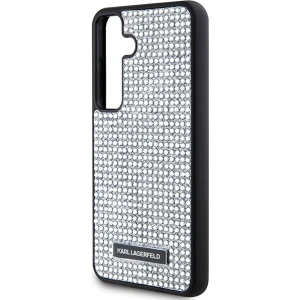 Kup Etui Karl Lagerfeld KLHCS24SHDSPRS Samsung Galaxy S24 hardcase Rhinestone Metal Logo srebrny/silver - KLD1918 - {ean13} - Sklep Home Screen