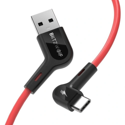Kup BlitzWolf USB-C abgewinkeltes Kabel BW-AC1 3A 0.9m - BLZ176 - {ean13} - Sklep Home Screen